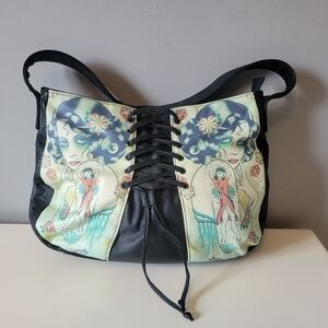 Sullen Art Collective Tattooed Lady Purse, NWOT